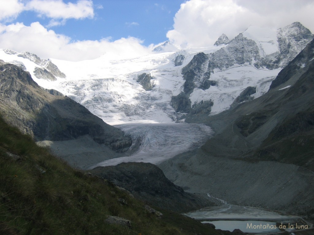 Glaciar de Moiry y Puntas de Mourti